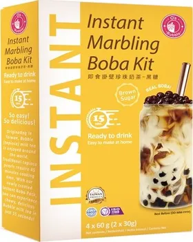 Instantní nápoj O's Bubble Instant Marbling Boba Kit sada na přípravu 240 g
