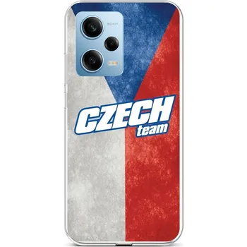 Pouzdro na mobilní telefon Kryt Xiaomi Redmi Note 12 Pro 5G Czech Team (obal neboli pouzdro na Xiaomi Redmi Note 12 Pro 5G)