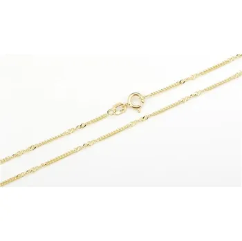 Řetízek Dámský řetízek ze žlutého zlata 50 cm ZLR1413F + DÁREK ZDARMA