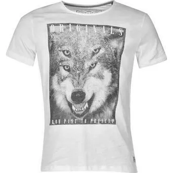 Pánské tričko Jack and jones - Originals Finder T Shirt – Off White - XXL