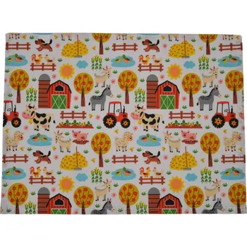 Papírový ubrousek Šatoli.cz Bavlněný ubrousek na svačinu Farma