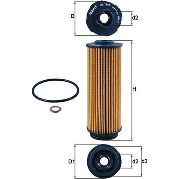 Olejový filtr Olejový filtr MAHLE OX 1146D