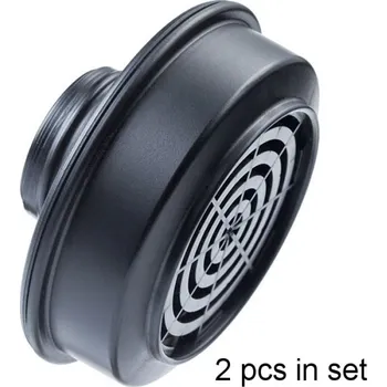 Plynová maska Ochranný filtr protičásticový Avec P 20 E 2 ks - černý