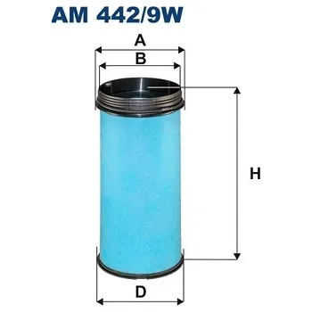 Vzduchový filtr Filtr - sekundární vzduch FILTRON AM 442/9W