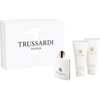 Dámský parfém Trussardi Trussardi Donna SET: Parfumovaná voda 100ml + Sprchový gél 200ml + Tělové mléko 200ml Pre ženy Parfémovaná voda