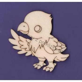 Stavební deska Výřez z překližky, E62, OREL, 4,7x5,2cm, 1ks