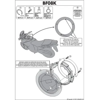 Motodoplněk KAPPA držák brašen na nádrž DUCATI (KAPPA držák brašen na nádrž DUCATI)