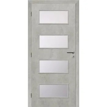 Interiérové dveře Interiérové dveře Solodoor Zenit 28 prosklené 80L beton