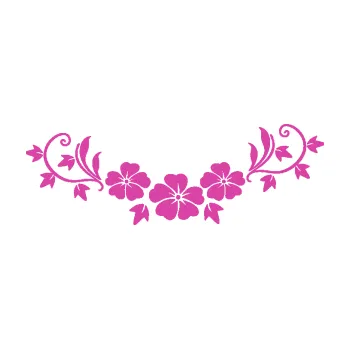 Samolepící dekorace Květina dekor 045 pravá ibišky (16 - růžová) SAMOLEPKA NA AUTO, NÁLEPKA, FÓLIE, POLEP, TUNING, VLASTNÍ TEXT, TISK, AUTOSAMOLEPKY.cz, POLEPY, OBRÁZEK, LOGO, 3D STICKERS