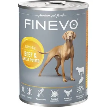 Krmivo pro psa Konzerva pro psy FINEVO Active Dog hovězí a sladké brambory 400 g