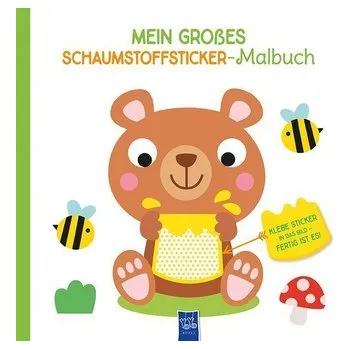 První čtění Mein großes Schaumstoffsticker-Malbuch - Bär