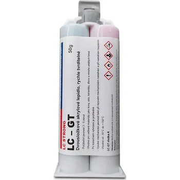 Lepící sada Penloc LC-GT 50ml (Dvousložkové výkonnostní konstrukční lepidlo pro vysokou pevnost. Pro lepení mnoha kombinací materiálů. 50 ml – dvoukartuše.)