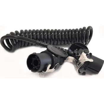 Propojovací spirálový kabel EBS 24V 7 PIN, 3,8m