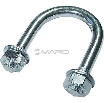 Vodovodní potrubí Rabovský Třmen z kruhové oceli 45 mm, M8 5/4", 17710045