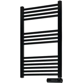 Radiátor Elektrický koupelnový radiátor Eurom Sani-Towel 500 80x50x3 cm 500 wattů černý