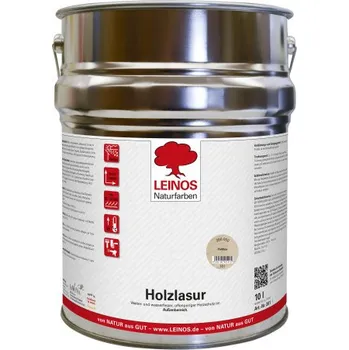 Olej na dřevo LEINOS 260.002 - Venkovní lazura na dřevo 10lt LEINOS L-260.002 010000