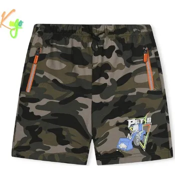 Chlapecké maskáčové kraťasy KUGO TM8249, béžové