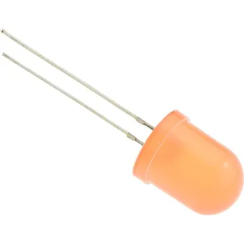 Dioda LED Dioda 10mm, Oranžová difuzní