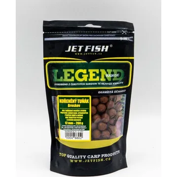 Boilies Jet Fish Boilie Legend Range Kořeněný Tuňák Broskev Hmotnost: 250g, Průměr: 20mm
