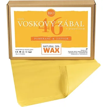 Masážní přístroj Eureko BIO voskový zábal Pomeranč - Zázvor, 20 ks