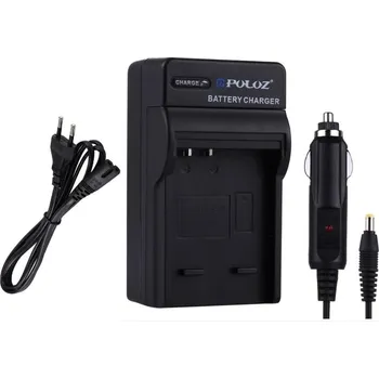 TopTechnology Nabíječka baterie Panasonic CGA-S005E, Fuji NP-70 230V / 12V, pro digitální videokamery a fotoaparáty, plus CL adaptér pro nabíjení v autě