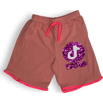 Dívčí kraťasy Tik Tok Dívčí kraťasy Tiktok 02 Barva: Meruňková, Velikost: 146