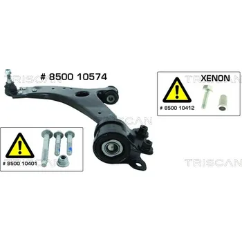 Zavěšení kol Řídicí páka, zavěšení kol Triscan A/S 8500 10574