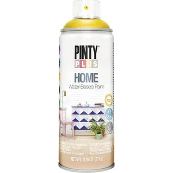 Barva ve spreji Rychleschnoucí barva ve spreji PINTYPLUS HOME 400 ml HM44 zlatý