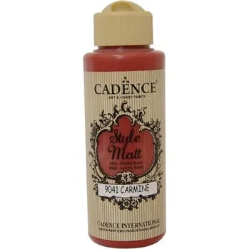 Speciální výtvarná barva Matná akrylová barva Cadence Style Matt 120ml -carmine červená -