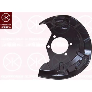 Brzdový systém Ochranný plech proti rozstřikování, brzdový kotouč KLOKKERHOLM 1618877