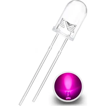 Dioda LED Dioda 5mm, Růžová