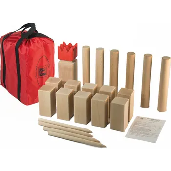 Vikingské šachy KUBB LUXUSNÍ VARIANTA Buk masiv