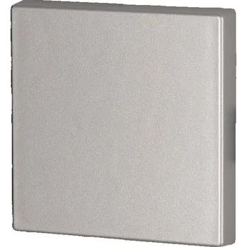 vypínač Kryt 2-bodový bez symbolů matný 55x55mm. Stříbrná | CWIZ-01/03