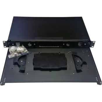 Rozvaděč OEM Optická vana výsuvná 1U do 19" racku, s kazetou, bez čela, černá 5099712