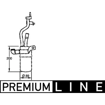 Sušič klimatizace Sušárna, klimatizace MAHLE AD 279 000P