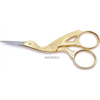 Krejčovské nůžky Nůžky vyšívací Čáp 11cm
