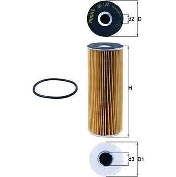 Olejový filtr Olejový filtr MAHLE OX 133D