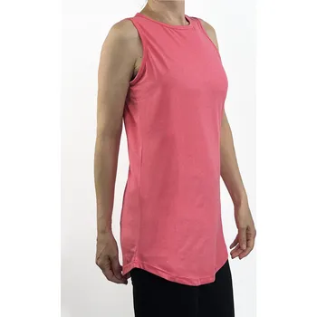 Dámské prodloužené fitness triko Pinky velikost: L