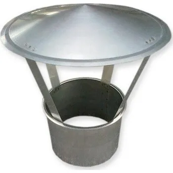 Kouřovod Komínová stříška NEREZ 160mm 15-07