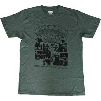 Pánské oblečení Merch Green Day: Green Day Unisex T-shirt: Dookie Frames (medium) M