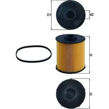 Filtr do auta Palivový filtr MAHLE KX 70D