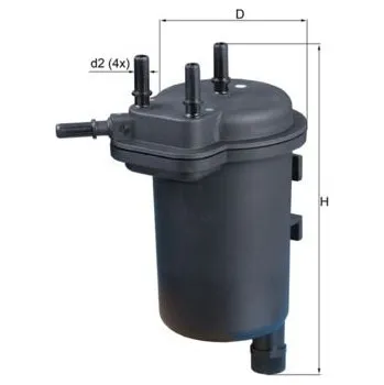 Palivový filtr Palivový filtr MAHLE KL 430