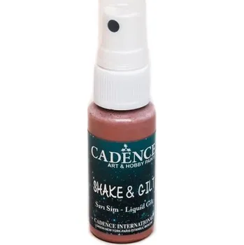 Speciální výtvarná barva Metalický třpytivý sprej 25ml - měděná -