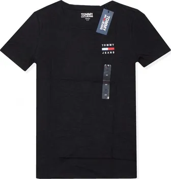 Dámské tričko Tommy Hilfiger Solid dámské tričko černé XXS