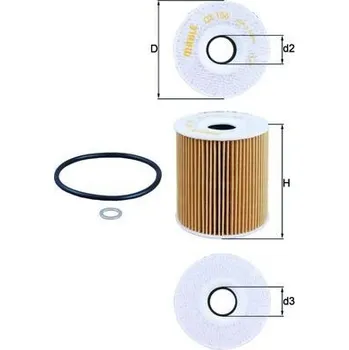 Autodíl Olejový filtr MAHLE OX 156D