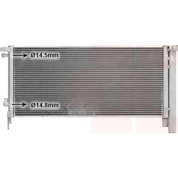 Výparník klimatizace Kondenzátor, klimatizace VAN WEZEL 53015715