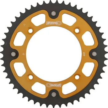 Řetězová sada pro motocykl Řetězová rozeta SUPERSPROX STEALTH RST-209:51-GLD zlatá 51 zubů, 420