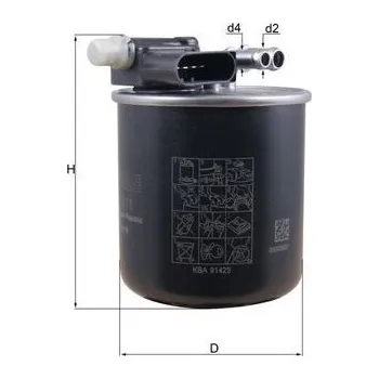Palivový filtr Palivový filtr MAHLE KL 911