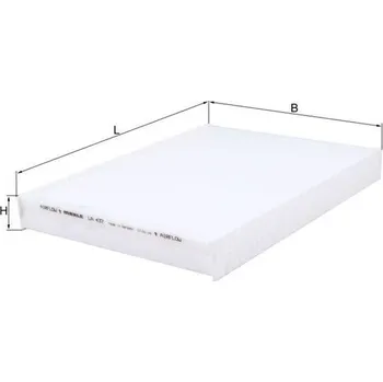 Ventilátor topení a klimatizace Filtr, vzduch v interiéru KNECHT LA 437