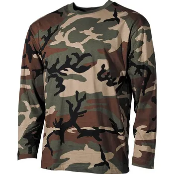 Pánské tričko M.F.H. (Německo) Triko s dlouhým rukávem - Woodland Velikost: XXL